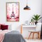 Stupell Industries Blush Watercolor Eiffel Tower Floating Frame, design by Creative Studio